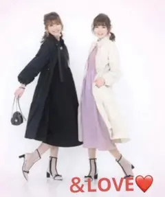 みいこ様専用です♥️アンドラブ♥️撥水を施したティアードコート 