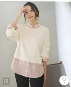 【未使用に近い】anysis シャツ　ニット