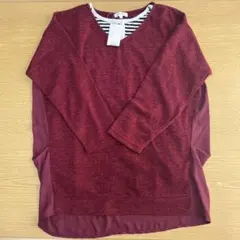 3can4on カットソー　チュニック　重ね着