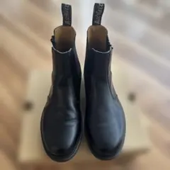 Dr.Martens 黒 レザー サイドゴアブーツ