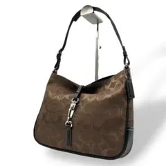 COACH Signature Soft Clip Hobo bag Brown