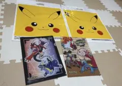 ナムコ ピカチュウ ショッパー 2枚＆くら寿司 ポケモンファイル2枚
