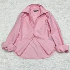 ラルフローレン ボタンダウンシャツ ピンク XL オックスフォード マルチポニー