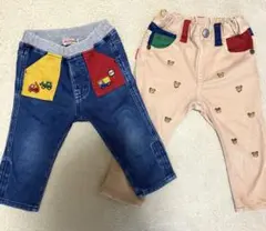 ミキハウス パンツセット 80