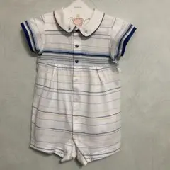 美品familiarファミリア★可愛い半袖ショートオール・カバーオール★70