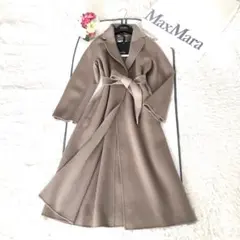 新品同様❗️ 【最高級】MaxMara クチートアマーノ ふんわり♪　フードコート 新品同様❗️ 【最高級】MaxMara クチートアマーノ ふんわり♪ フード