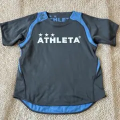 ATHLETA 140半袖スポーツシャツ グレー/ブルー