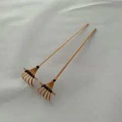 【696】熊手　ミニチュア