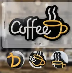 コーヒー ネオン看板 27.4cm x 16cm