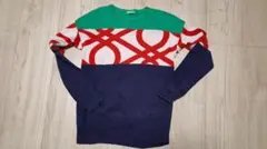 キッズ　 UNITED COLORS OF BENETTON長袖ニット