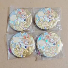 【匿名配送】キュアパイン 4点セット フレッシュプリキュア ホロ缶バッジ 原宿