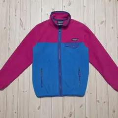 パタゴニア シンチラ フリース S ピンク×ブルー バイカラー