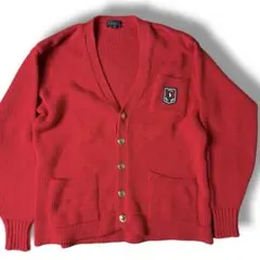 ラルフローレン 金ボタン カーディガン キッズ160 レッドワッペン