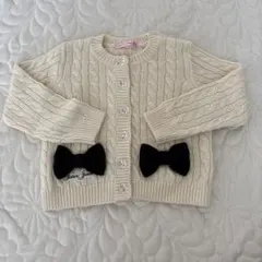 SISTER JENNI カーディガン リボン 90