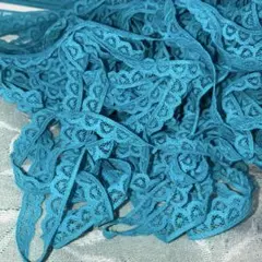 レース　大量　ブルー