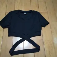シーイン 10y 黒 ショートトップス
