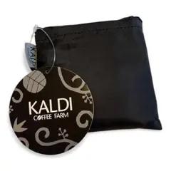 KALDI エコバッグ To be happyブラック 非売品 ノベルティ