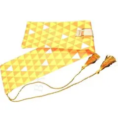 鬼滅の刃 コスプレ 我妻善逸 日輪刀 竹刀袋 二重布 子供用 肩掛けベルト剣袋