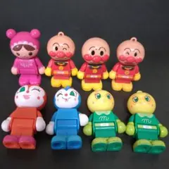 アンパンマン　ブロックラボ　人形　ドールセット　ハゲ 傷あり　まとめ売り
