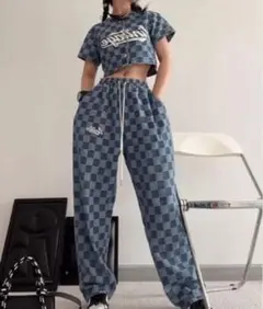 Karl Kani デニムセットアップ 半袖シャツ ハーフパンツ - メルカリ