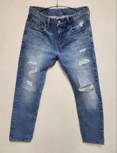 Levi's 502 リーバイス ストレートデニム W30 ダメージのサムネイル