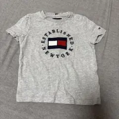 TOMMY HILFIGER ロゴ刺繍 Tシャツ グレー 92cmのサムネイル