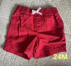 Ralph Lauren レッド ハーフパンツ 24M