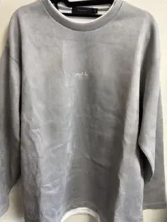 RAGEBLUE（レイジブルー） スウェード調スウェット グレー系 Mサイズ