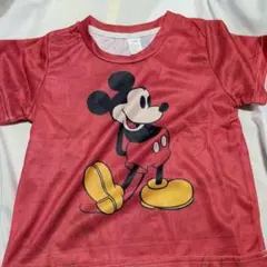 ミッキーマウス Tシャツ サイズ100 赤