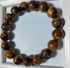 天然石大粒 タイガーアイ 1連 12mmまとめ売り