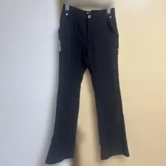 le coq sportif ゴルフパンツ 黒　裏起毛