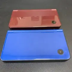 Nintendo DSi LL 2台セット ブルー(裏面ブラック)/ワインレッド