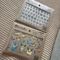 ポケモンセンター　布用ステッカー　イーブイズ　アンノーン