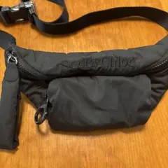 【希少品】　シーバイクロエ　ボディバッグ　ウエストポーチ　ナイロン　黒　ロゴ Amazon | [シーバイクロエ]ボディバッグ ウエストポーチ ジョイ