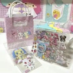 サンリオ♡ぼんぼんりぼん どこでもシールデラックス あそべる 6点