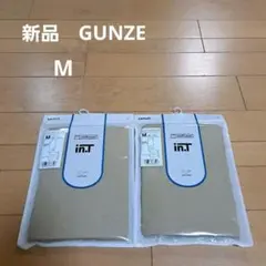 新品⭐グンゼ　インティ　クルーネックスリーブレス(汗パット強)　2枚セット　M