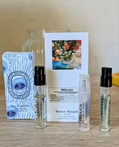 香水サンプル3点セット　ディプティック　メゾンマルジェラレプリカ　ジョーマローン