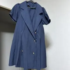 GRL グレイル　トレンチ風バックリボンワンピース
