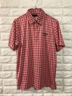 美品　キャロウェイ　ポロシャツ　Lサイズ　チェック