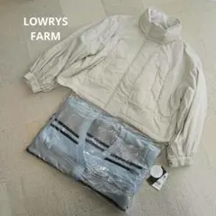 【新品 未使用】 LOWRYS FARM モンスターショートコート アイボリー