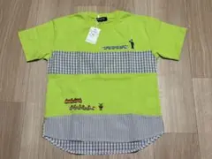 klädskåp 電車刺繍切替半袖Tシャツ 130cmのサムネイル