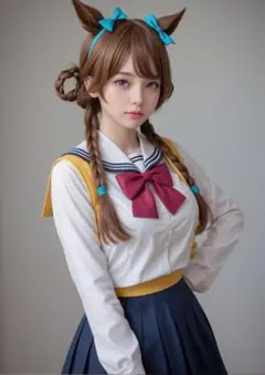 Y9231 A4 ポスター 夏目彩音 コスプレ 水着 美人 写真 美女