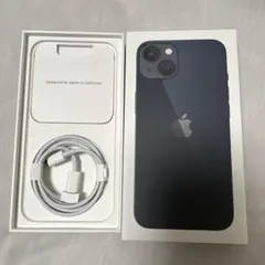 Apple iPhone 13 ブラック 空箱とケーブル