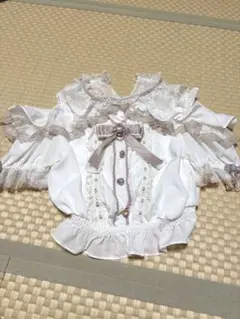 リズリサ ストロベリー刺繍セーラーリブブラウス - メルカリ