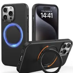 【360度回転スタンド　米軍MIL規格】 iPhone15 Pro Maxケース