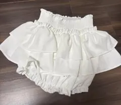 フリル付き ミニスカート