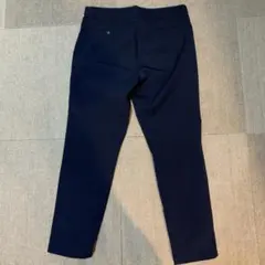 無印良品　ネイビー スラックス L ポリエステル100%