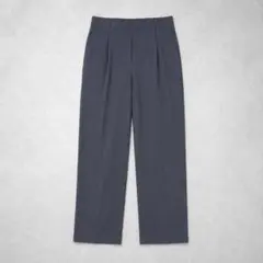 【オペークドットクリップ】センタープレスパンツ テーパード ブラック M 春夏秋のサムネイル