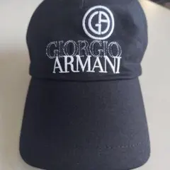 Giorgio Armani 黒 ベースボールキャップ日本未発売貴重品！