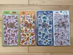 【4枚セット】 ディズニー プチドロップシール 正規品 カミオジャパン